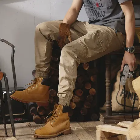 Modi Nick/摩帝尼克裤子男款男士休闲裤宽松多口袋工装运动机能裤商品大图