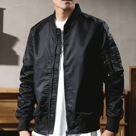 男士衣服2022秋冬新款加厚外套潮牌工装夹克男生时尚宽松外穿上衣商品大图