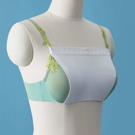 领口太低防走光遮胸挡布V领前胸防漏一片式莫代尔抹胸胸巾商品大图