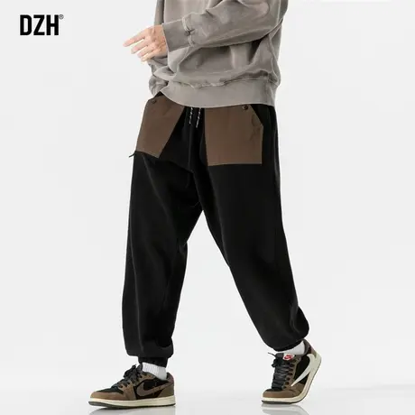 男士摇粒绒裤子男秋冬束脚休闲长裤2024新款潮牌加绒保暖裤运动裤商品大图