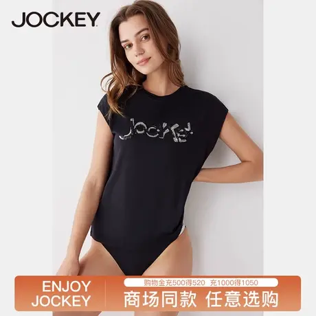 jockey【失重系列】女士t恤夏薄款无袖运动背心亲肤吸汗透气上衣商品大图