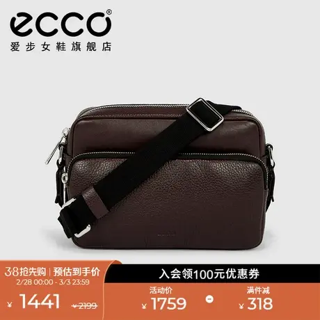 ECCO爱步相机包 拍摄包中号包单肩斜挎包商务包双层 雅致9105812商品大图