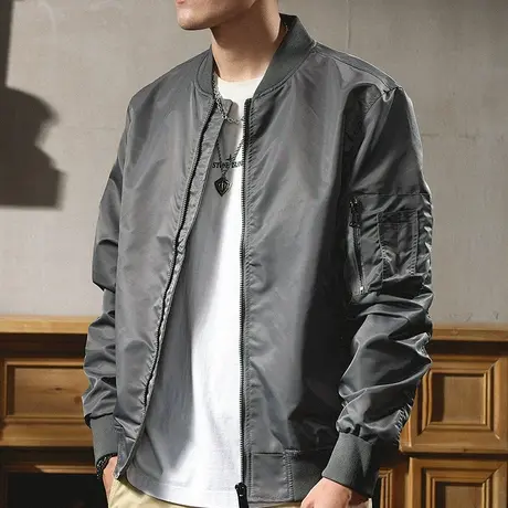 休闲外套男士冬季新款潮牌冲锋衣宽松大码个性拼接夹克外套上衣男图片