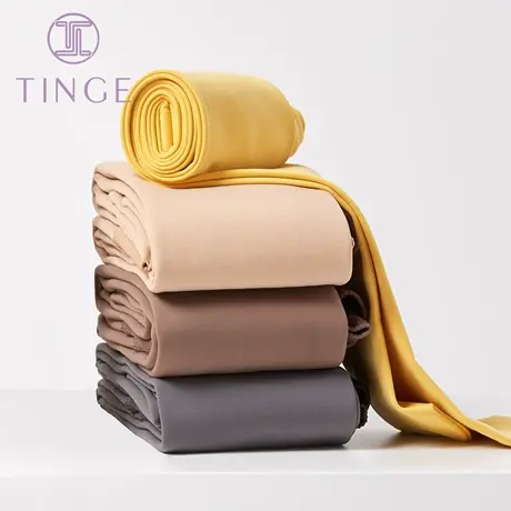 TINGE丝袜女秋冬款连裤袜加绒加厚光腿裸感神器显瘦腿肉色打底袜图片