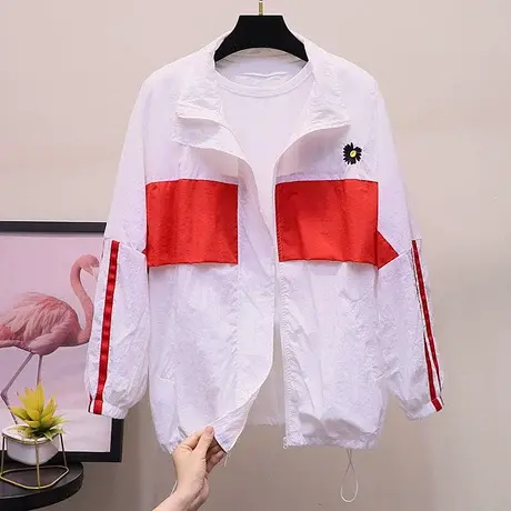 夏季韩版百搭小雏菊防晒服女2023新款宽松慵懒风轻薄洋气防晒衣女图片