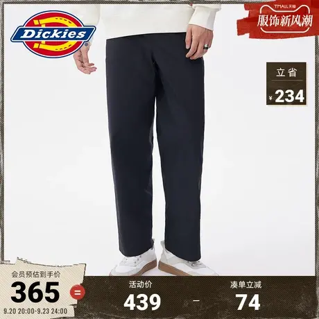 Dickies商场同款23新品秋冬男女休闲版型直筒裤双膝裤图片