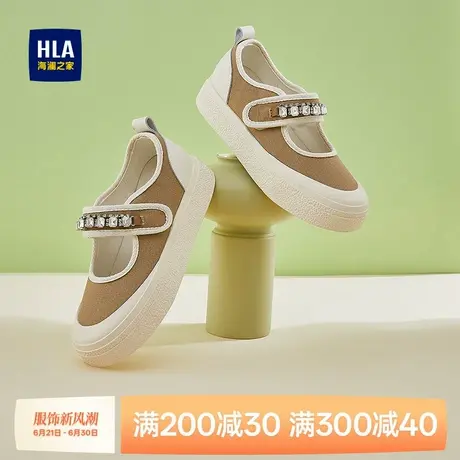 HLA/海澜之家女鞋2024年夏季新款平底单鞋休闲百搭鞋子玛丽珍鞋女商品大图