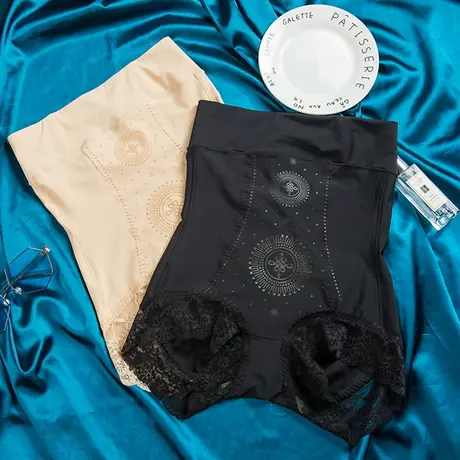 收腹提臀内裤女大码塑身收小肚子抗菌裆产后高腰打底短裤束腰夏薄商品大图