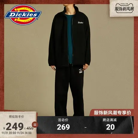 Dickies 春夏男女情侣休闲运动美式卫衣拉链开衫外套宽松图片