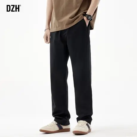 男士西裤男款显瘦黑色裤子男春秋款窄版直筒裤休闲裤2024新款长裤商品大图