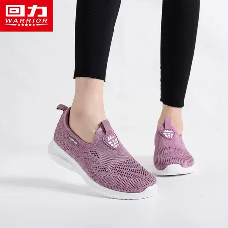 回力妈妈鞋一脚蹬休闲运动鞋2025春季新款老人鞋软底轻便健步鞋商品大图