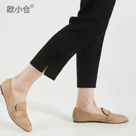 OXC/欧小仓三醋酸裤子女夏品质西装裤小个子烟管裤日系八分开叉裤图片