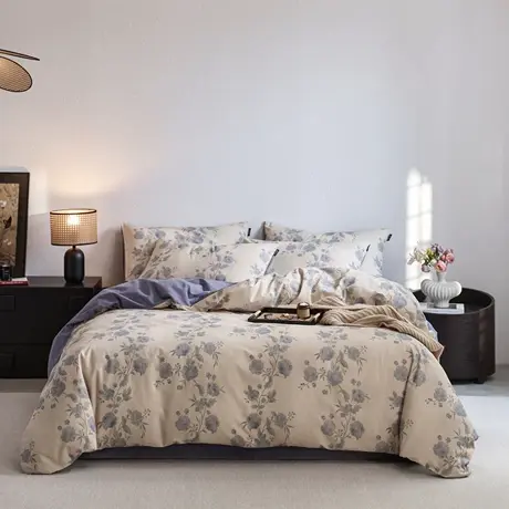 2026新款全棉纯棉磨毛印花四件套-御岚系列图片