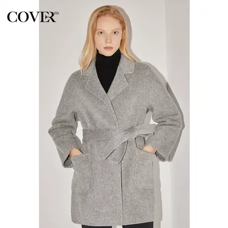 COVER冬季大贴袋设计保暖羊毛外套商品大图