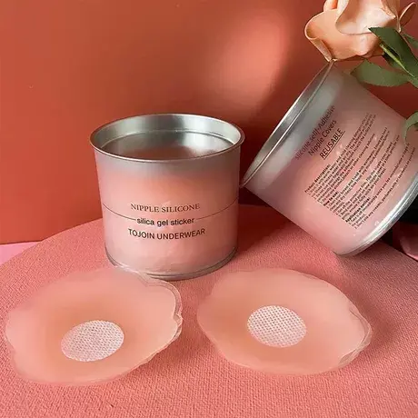 乳贴防凸点乳头贴隐形夏季硅胶胸贴女婚纱吊带专用薄款大胸防走光商品大图