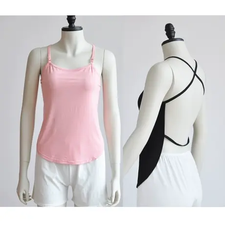 女成人肚兜内衣莫代尔胖肚兜式吊带肚围露背睡衣大码女性商品大图