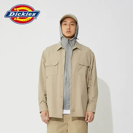 Dickies 24春夏新款舒柔特材质工装精致翻领长袖衬衫宽松图片