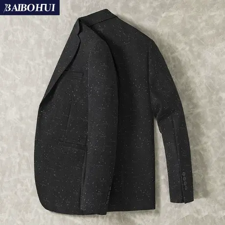 青年休闲西装外套男士修身上衣韩版帅气潮流秋季百搭单件小西服男商品大图