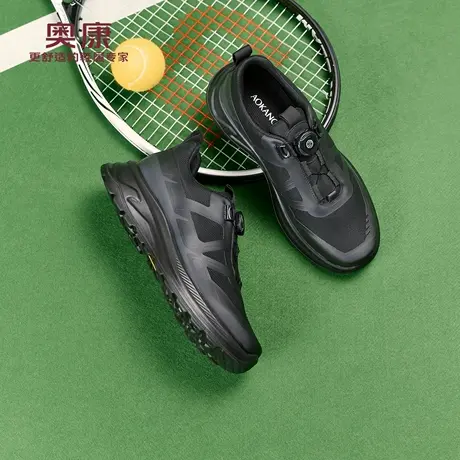 奥康 男鞋2026春季新款时尚轻运动休闲免系带一脚蹬透气运动鞋商品大图