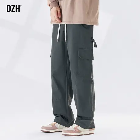 男士秋季工装裤子男宽松直筒2023年新款纯棉休闲裤美式vibe伐木裤商品大图