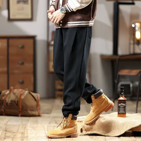 休闲裤子男款工装裤时尚百搭男士休闲裤潮流直筒潮流宽松大码裤子商品大图