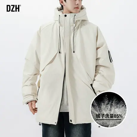 男士冬季新款羽绒服男2024新款户外冲锋衣男款工装外套冬款滑雪服图片