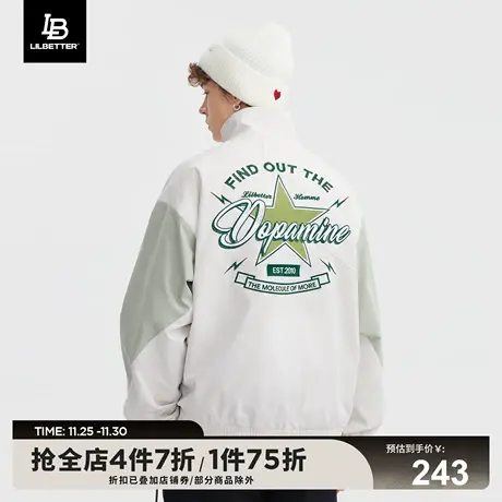 Lilbetter夹克外套男机能潮流宽松衣服上衣美式外衣宽松休闲春装商品大图