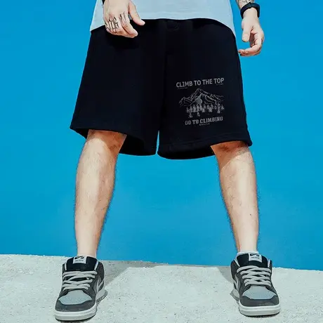 夏季宽松短裤男潮牌百搭运动裤加肥加大五分裤胖子大码裤子篮球裤商品大图