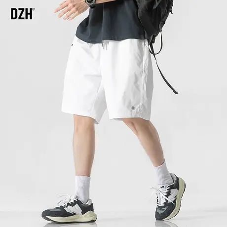 男士白色运动短裤男篮球美式冰丝速干裤2023年新款夏季薄款五分裤商品大图