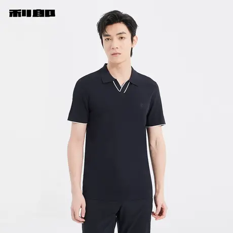 【商场同款】利郎官方 针织短袖Polo衫男士2025夏季T恤25XTX9711S图片