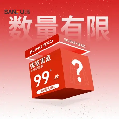 【三福福袋】男羽绒服/棉衣/外套/夹克随机盲盒/非质量问题不退换商品大图