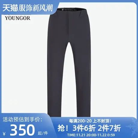 雅戈尔男士休闲长裤秋季新款官方商务休闲高弹舒适休闲裤商品大图