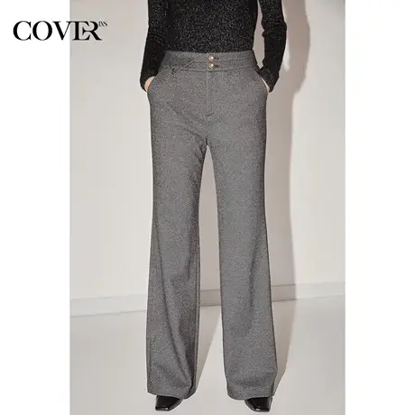 COVER冬季可脱卸内胆白鹅绒休闲裤商品大图