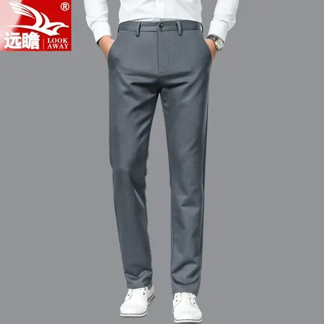 休闲裤男秋季2022年新款百搭商务西裤中高腰长裤中年男士裤子冬款商品大图