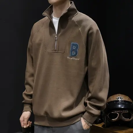 重磅美式春秋卫衣男秋冬款潮牌男款大码2024新款男士上衣长袖春季图片