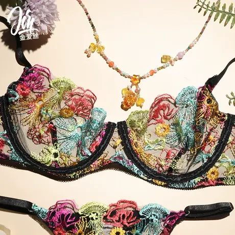 【灵感碎片】意式美学聚拢性感文胸女士超薄杯女士礼物内衣图片