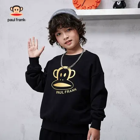 大嘴猴童装儿童2024春秋款新品圆领套头长袖男女童宽松百搭卫衣图片