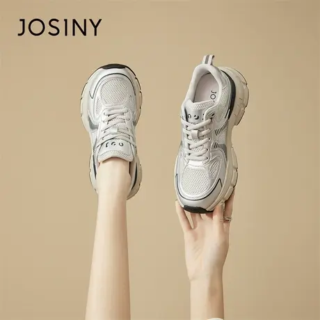 Josiny/卓诗尼老爹鞋2023新款春季百搭时尚潮流运动鞋增高女鞋子商品大图