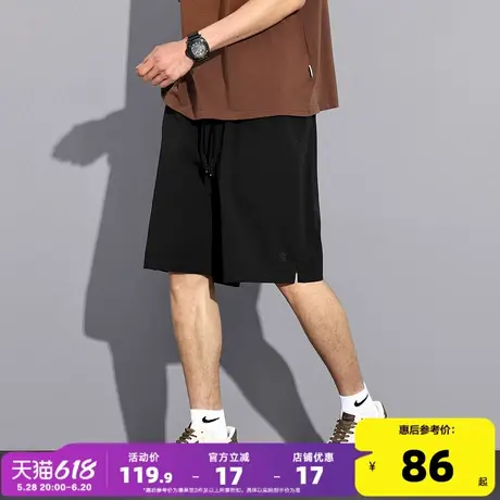 唐狮2025夏季新款休闲短裤男直筒显瘦运动速干五分裤宽松薄款中裤商品大图