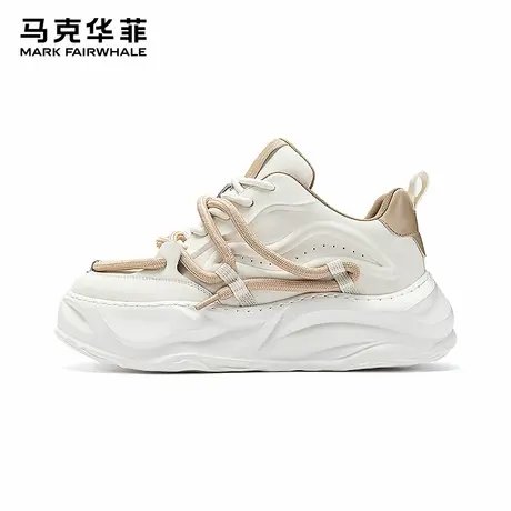 马克华菲面包鞋男鞋2025新款运动鞋子男夏季潮牌高级感增高老爹鞋商品大图