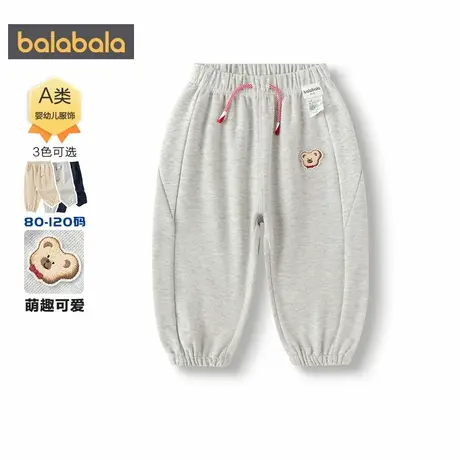 【商场同款】巴拉巴拉男童裤子婴儿宝宝卫裤春秋款童装儿童长裤潮商品大图