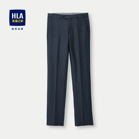HLA/海澜之家商务绅士含羊毛西裤2023秋季新款光泽微弹挺括裤子男图片