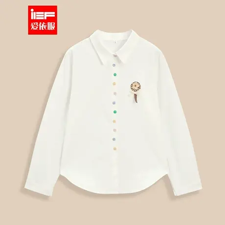 IEF/爱依服2025秋季新款韩版时尚小众设计感通勤百搭衬衫上衣商品大图