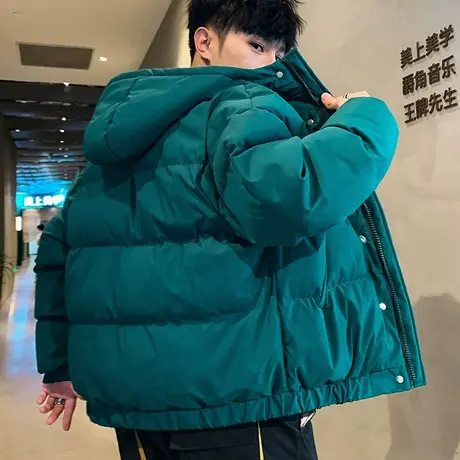 冬季棉衣男2023年新款男士韩版潮流帅气加厚棉袄羽绒面包衣服外套商品大图