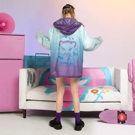 YEP防晒衣女夏季薄款户外透气百搭皮肤衣设计感小众防晒服外套潮图片