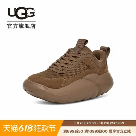 UGG秋季新款男女同款舒适系带厚底圆头时尚老爹鞋休闲鞋 1166011图片