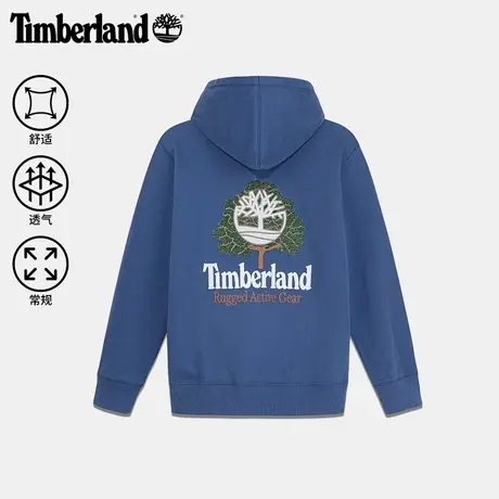Timberland添柏岚官方男款连帽卫衣秋冬新款户外透气毛圈布|A6MYK图片
