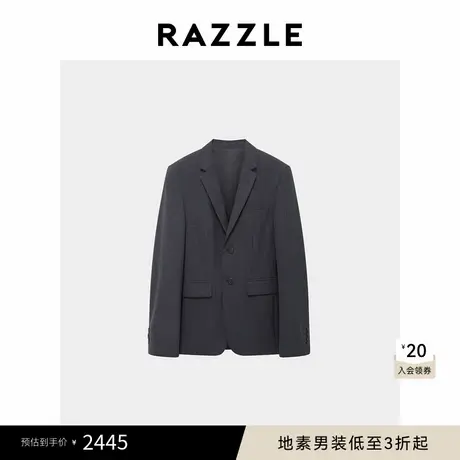 RAZZLE 地素男装深灰色西装秋季西装商品大图