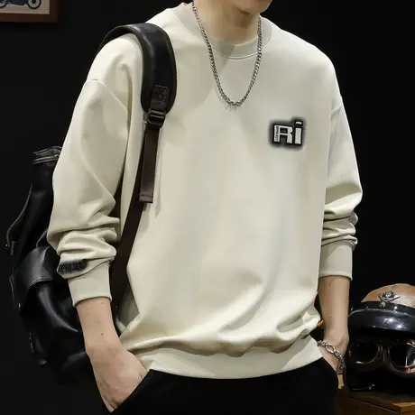 重磅卫衣男潮牌春秋款圆领男款衣服春季2024新款长袖大码秋冬外套图片