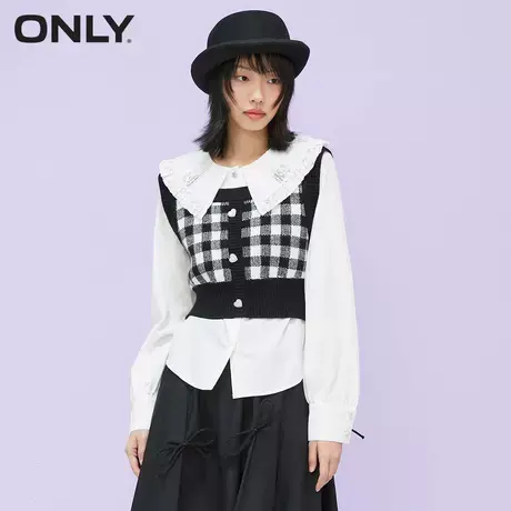 ONLY奥莱夏季棋盘格套装衬衫女商品大图